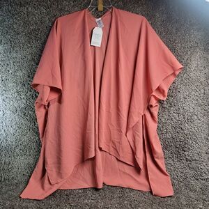 TIME &‎ TRU PINK Women's CAMILLA HIGH-LOW KIMONO SZ. ONE SIZE